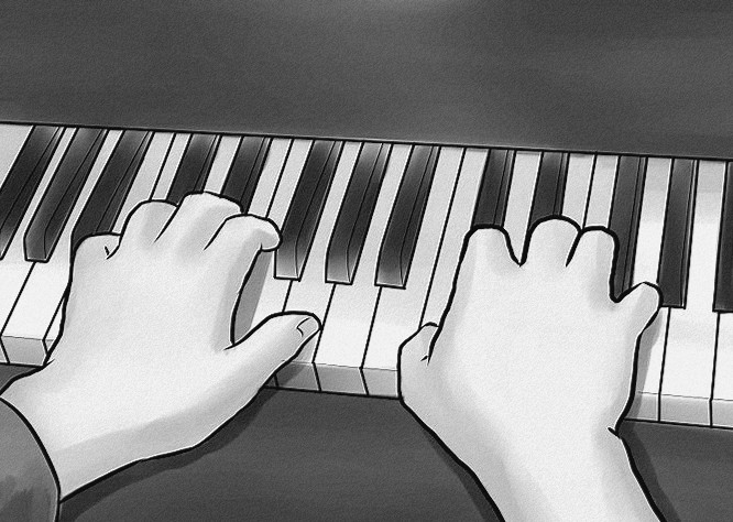 positionnement des mains vue de face